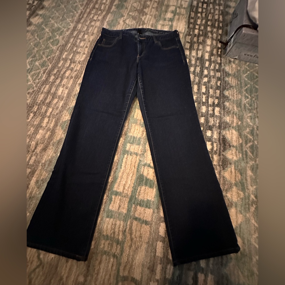 GAP Black Straight Leg Curvy Jeans